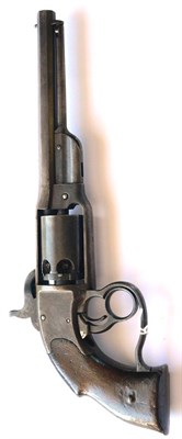 Lot 425 - A Savage-North's Patent .36 Calibre Navy Model Six Shot Revolver, with 18cm octagonal steel barrel