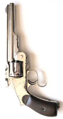 Lot 448 - A Smith & Wesson .44 Russian Calibre Single Action Six Shot Revolver, with chromed finish, the...