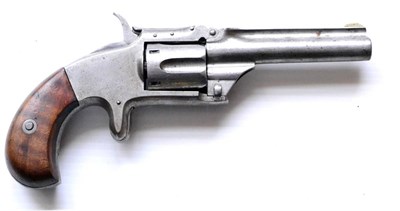 Lot 455 - A Smith & Wesson .32 Rimfire Model No. 1-1/2 Five-Shot Single Action Revolver, the 3 1/2 in. barrel