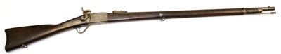 Lot 474 - An American Peabody's 1862 Patent Martini Action Military  Rifle, .56 calibre, the 82cm steel...