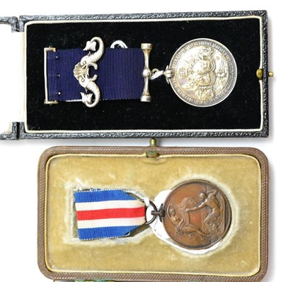 Lot 12 - Lloyd's Medal for Saving Life at Sea, 2nd. small type, bronze, to ABLE SEAMAN J.R.O'DONNELL,...