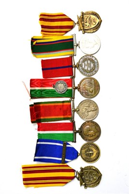 Lot 74 - Nine Various British Medals, comprising a Cadet Forces Medal to...