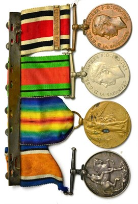 Lot 78 - A First/Second World War Long Service Group of Four Medals, awarded to 240836...