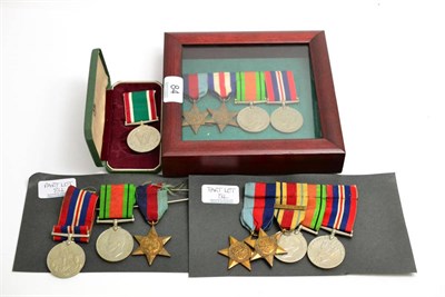 Lot 84 - A Second World War Group of Four Medals, comprising 1939-45 Star, Africa Star with clasp 8TH...