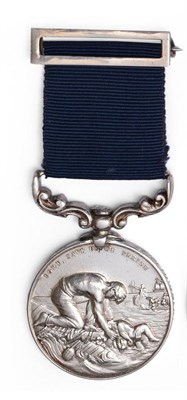 Lot 114 - A Liverpool Shipwreck and Humane Society's Marine Medal, 1839, in silver, awarded TO FREDERICK...