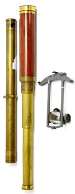 Lot 176 - A First World War Brass Periscope No.4 Mark I by Watson & Sons Ltd, 1916, numbered 279, 44cm; a...