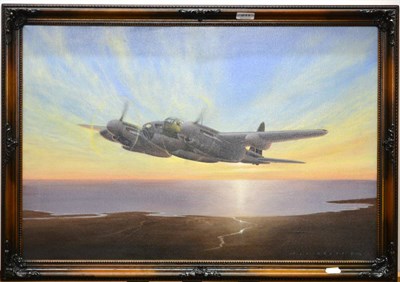 Lot 211 - Mosquito Coast, a framed oil on canvas by M**** A**** Kinnear, signed and dated 1994 lower...