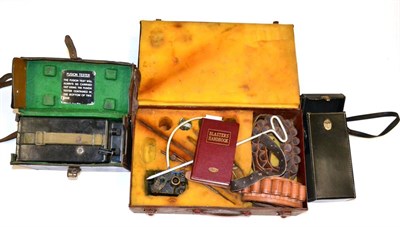 Lot 218 - A Small Quantity of Explosives Equipment, comprising a Davis-Derby Demon Single Shot T Exploder...