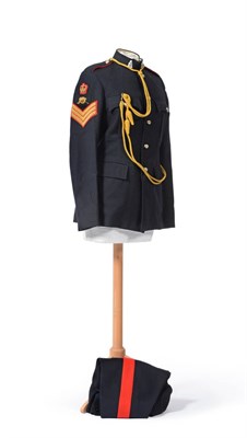 Lot 268 - A King' s Troop Royal Horse Artillery Blues Tunic, to a Warrant Officer, with stay-brite collar...