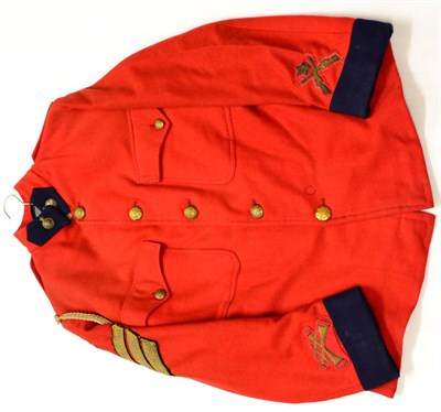 Lot 273 - An Edwardian Scarlet Foreign Service Tunic to a Colour Sergeant of the 5th Dragoon Guards, with...