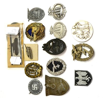 Lot 291 - A German Third Reich DRL Sports Badge, the reverse marked D.R.G.M. 35269, WERNSTEIN JENA; a Special