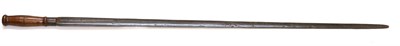 Lot 323 - A 17th Century Sword Blade, of narrow double-edged form, length approx. 79 cm, width 2.7 cm, triple