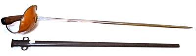 Lot 331 - A First World War 1908 Pattern Cavalry Trooper's Sword, the 89cm single edge fullered steel...