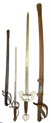 Lot 362 - An 1850 Pattern Volunteer Artillery Officer's Dress Sword, the 62.5 cm blade with single...