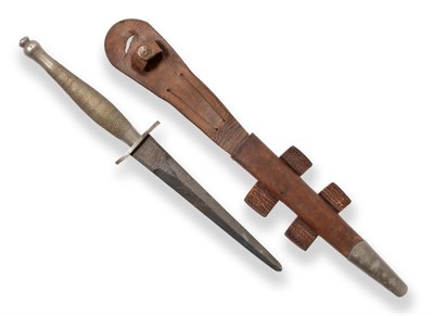 Lot 367 - A Fairbairn Sykes, First Pattern Fighting Knife, the hand forged steel blade etched at the...