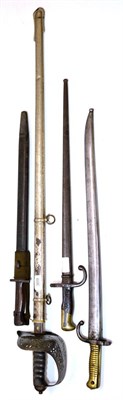 Lot 369 - A Victorian 1897 Pattern Infantry Officer's Dress Sword, the straight single edge blade, length...