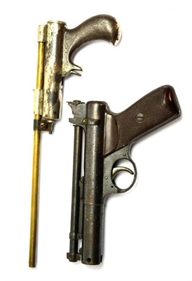 Lot 412 - PURCHASER MUST BE 18 YEARS OR OVER A Webley Senior .22 Calibre Air Pistol, No. S14301, with...