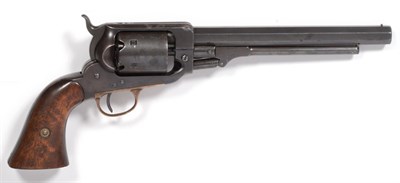 Lot 461 - A Whitney .36 Calibre Navy Six Shot Percussion Revolver, the 19.5cm octagonal steel barrel...