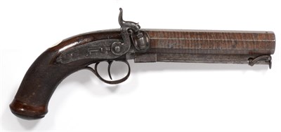 Lot 464 - A 19th Century 12 Bore Officer's Percussion Belt Pistol by Samuel Nock, London, the 13cm...