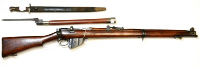 Lot 490 - A Deactivated Enfield .303 No.1 Mk III* S.M.L.E. Rifle, numbered Z 19618, dated 1966, with...