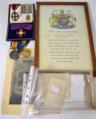 Lot 3 - A George VI Royal Red Cross Medal, First Class, awarded to Sister Dorothy Mildred Smith...