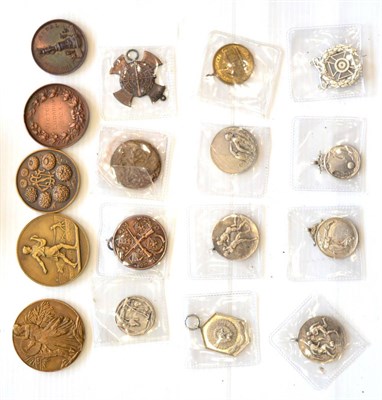 Lot 18 - A Collection of Seventeen Various Medals and Medallions, including Military Rifle Shooting,...