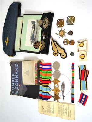 Lot 28 - A Second World War RAF Group of Five Medals, awarded to 136726 F/LT? F J Andrew, comprising 1939-45