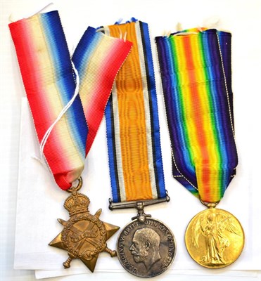 Lot 37 - A First World War Trio, awarded to 55441 PTE (later SJT.) A.H.SMITH. R.A.M.C., comprising...