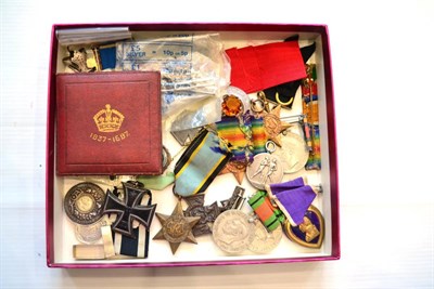 Lot 60 - A Small Quantity of Various Medals and Medallions, comprising 1939-45 Star, Atlantic Star, four...