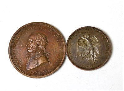 Lot 80 - Napoleonic: Medal Struck in Honour of General Brune, 1801, by Salvirch, bronze, 54 mm, and...