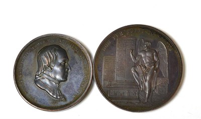 Lot 109 - Italy: medal by Putinati, 1825, obv. Verona arena with Pegasus flying above, rev. elderly...