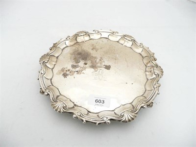 Lot 603 - A George III Silver Salver, London 1746