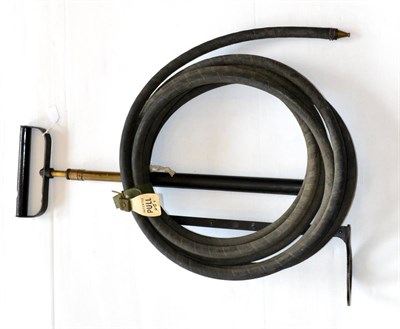 Lot 145 - A Post Second World War British Military ";Citadel"; Foot Pump, in brass and black painted...