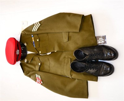 Lot 232 - A No.2 Dress Uniform to a Sergeant of the Queen's Royal Lancers, comprising:- tunic with...