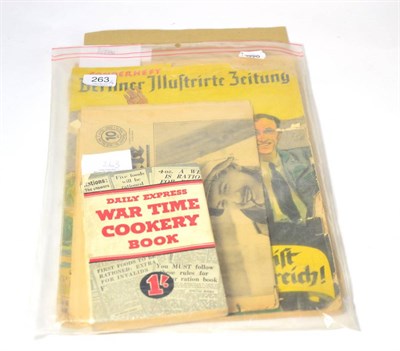 Lot 263 - German Imperial and Third Reich Ephemera, comprising a copy of Sonderheft Berliner Illustrirte...