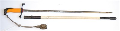 Lot 296 - A George VI Coronation Dress Sword, the 57cm steel blade etched with crowned G VI R cypher,...