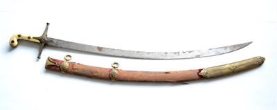 Lot 298 - A Victorian Mameluke Hilted Levee Sword to the 9th Lancers, the 79cm single edge curved steel blade