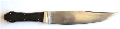 Lot 332 - A Copy of a James Black Bowie Knife, with 24cm single edge clip-point steel blade, the polished...