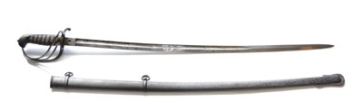 Lot 351 - A Victorian 1850 Pattern Royal Artillery Officer's Sword, the 82.5cm single edge fullered steel...