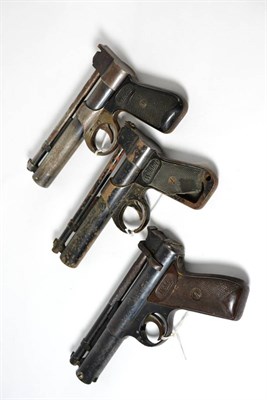 Lot 450 - PURCHASER MUST BE 18 YEARS OR OVER A Webley Senior .177 Calibre Air Pistol, numbered 246, blued...