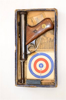 Lot 451 - PURCHASER MUST BE 18 YEARS OR OVER A Haenel Air Pistol, .177 calibre, numbered 4443, with blued...