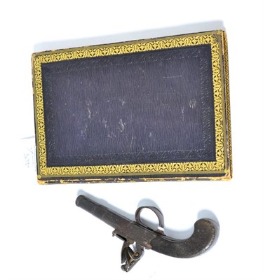 Lot 465 - An 18th Century Flintlock ";Queen Anne"; Pocket Pistol by T Archer, London, the 5cm turn-off...