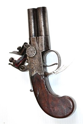 Lot 476 - An Early 19th Century Flintlock Over and Under Tap Action Flintlock Pocket Pistol by Reeve of...