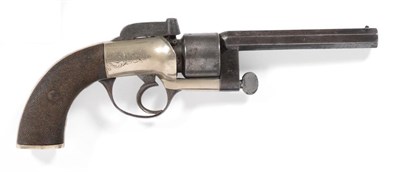 Lot 488 - A Good Quality 19th Century Six Shot Percussion Transitional Revolver by Reilly, London, the 12.5cm