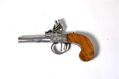 Lot 507 - An Early 19th Century Flintlock Pocket Pistol by Dunderdale, Mabson and Labron, the 6cm...