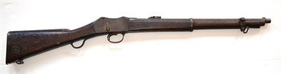 Lot 514 - An Enfield 1878 Pattern Martini Action Carbine, the stock stamped with ";Sold out of Service";...