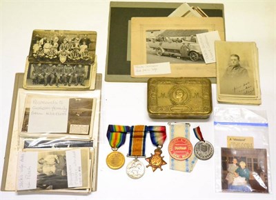 Lot 5 - First World War Group of Three, to 3.7178 PTE. (later A.SJT) G.GRAHAM.YORK.R., comprising 1914...