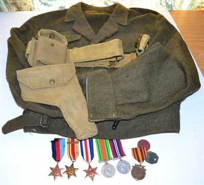 Lot 32 - A British Expeditionary Forces Dunkirk Veteran's Group of Six Medals, comprising 1939-45 Star,...