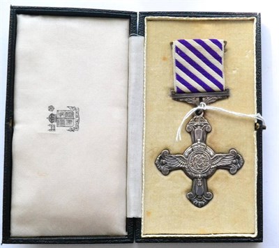 Lot 41 - A Distinguished Flying Cross GRI, the reverse engraved F/LT. P.J. SLINGSBY, 105 SQUADRON P.F.F....