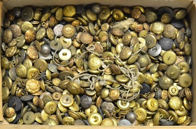 Lot 81 - A Large Quantity of Military Buttons, mainly brass